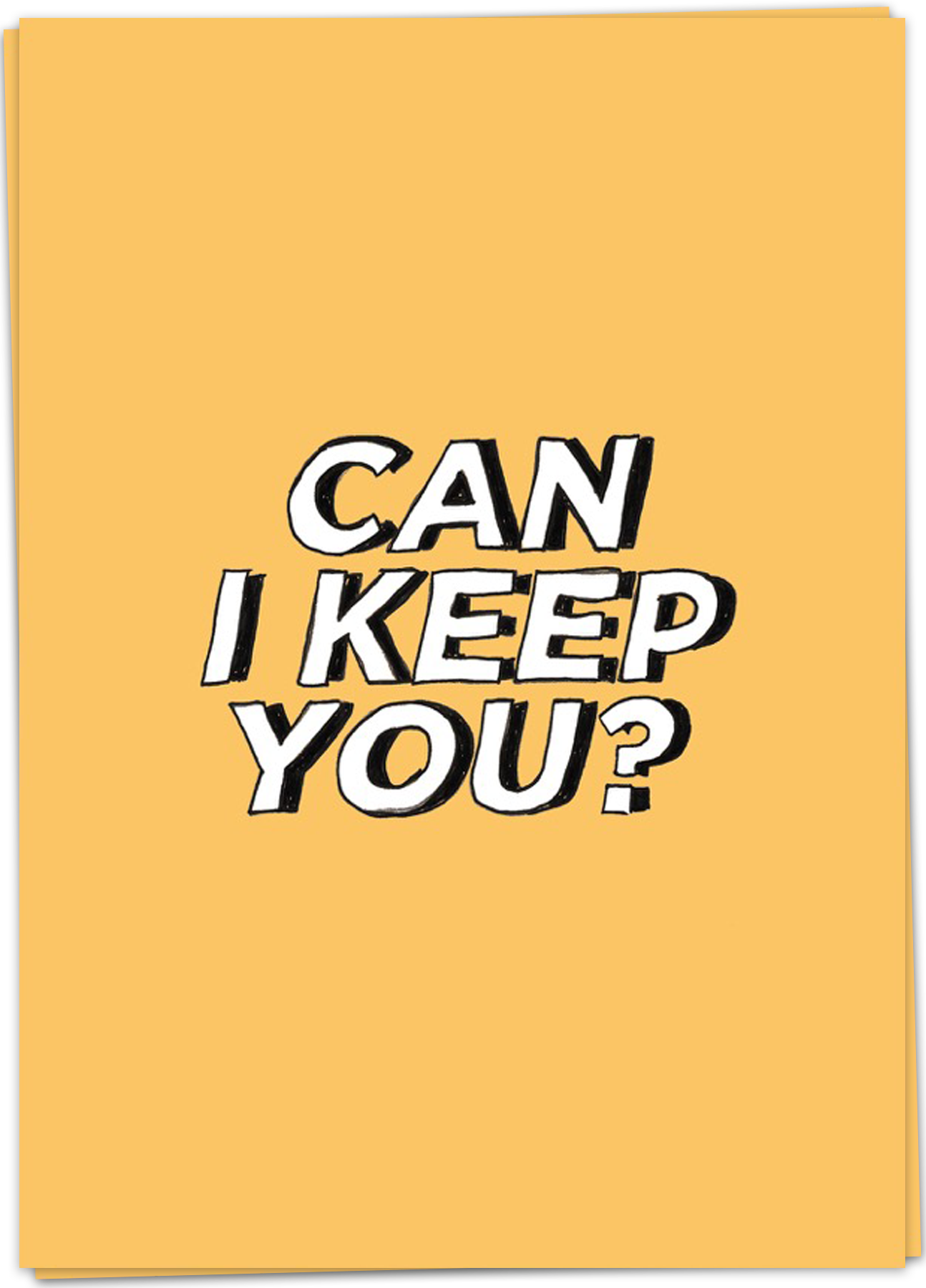 Can I keep you? - Kaart Blanche