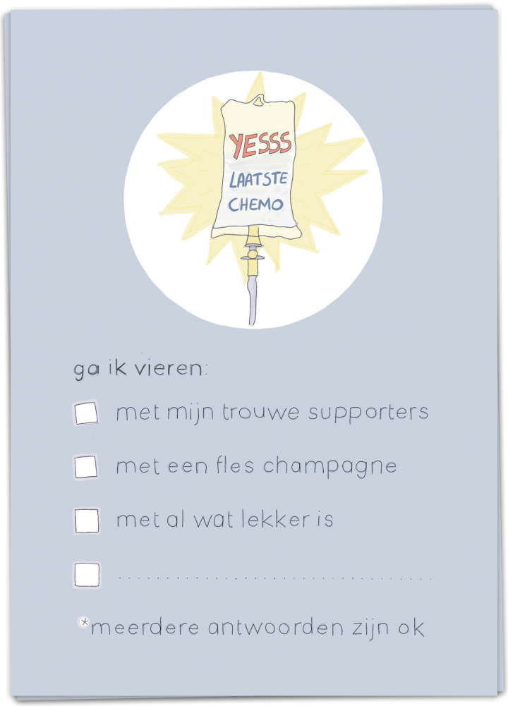 Laatste chemo Kaart Blanche