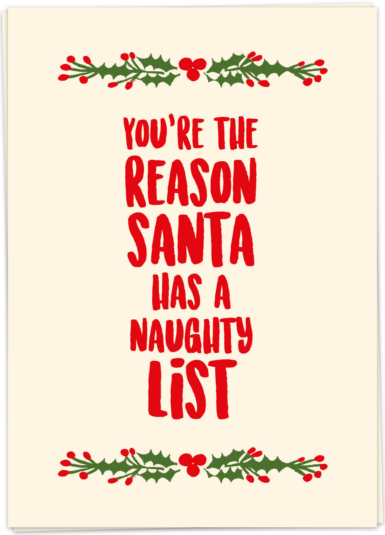 Santa's clearance naughty list