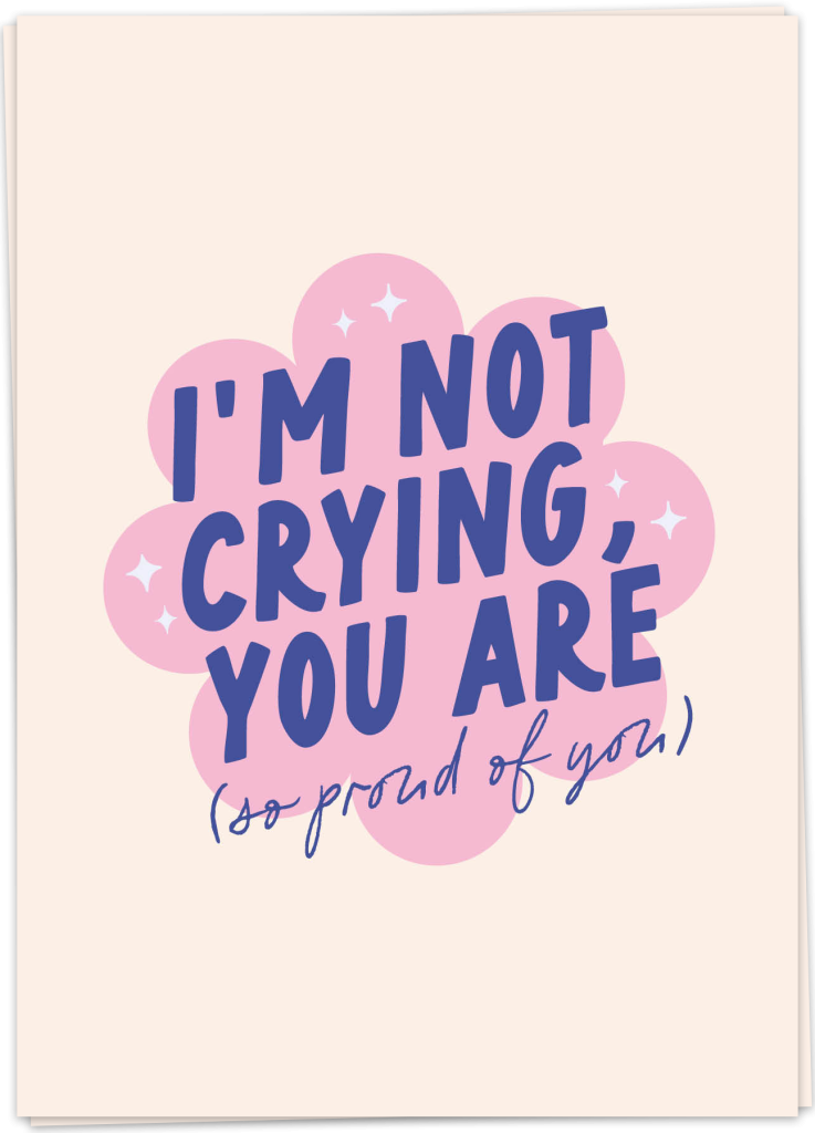 Not crying Kaart Blanche