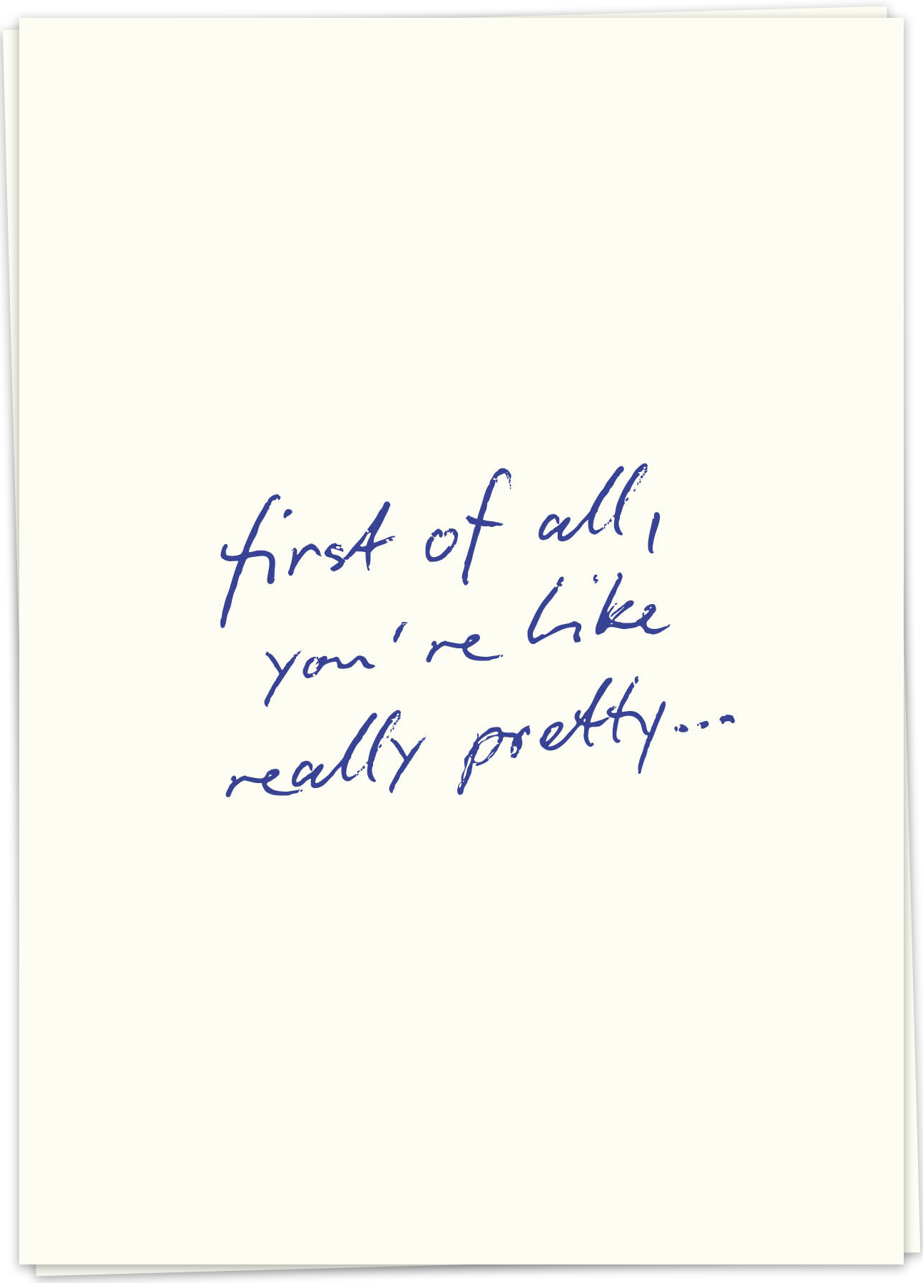 KB-CO02 - kaart blanche wenskaart - really pretty - single