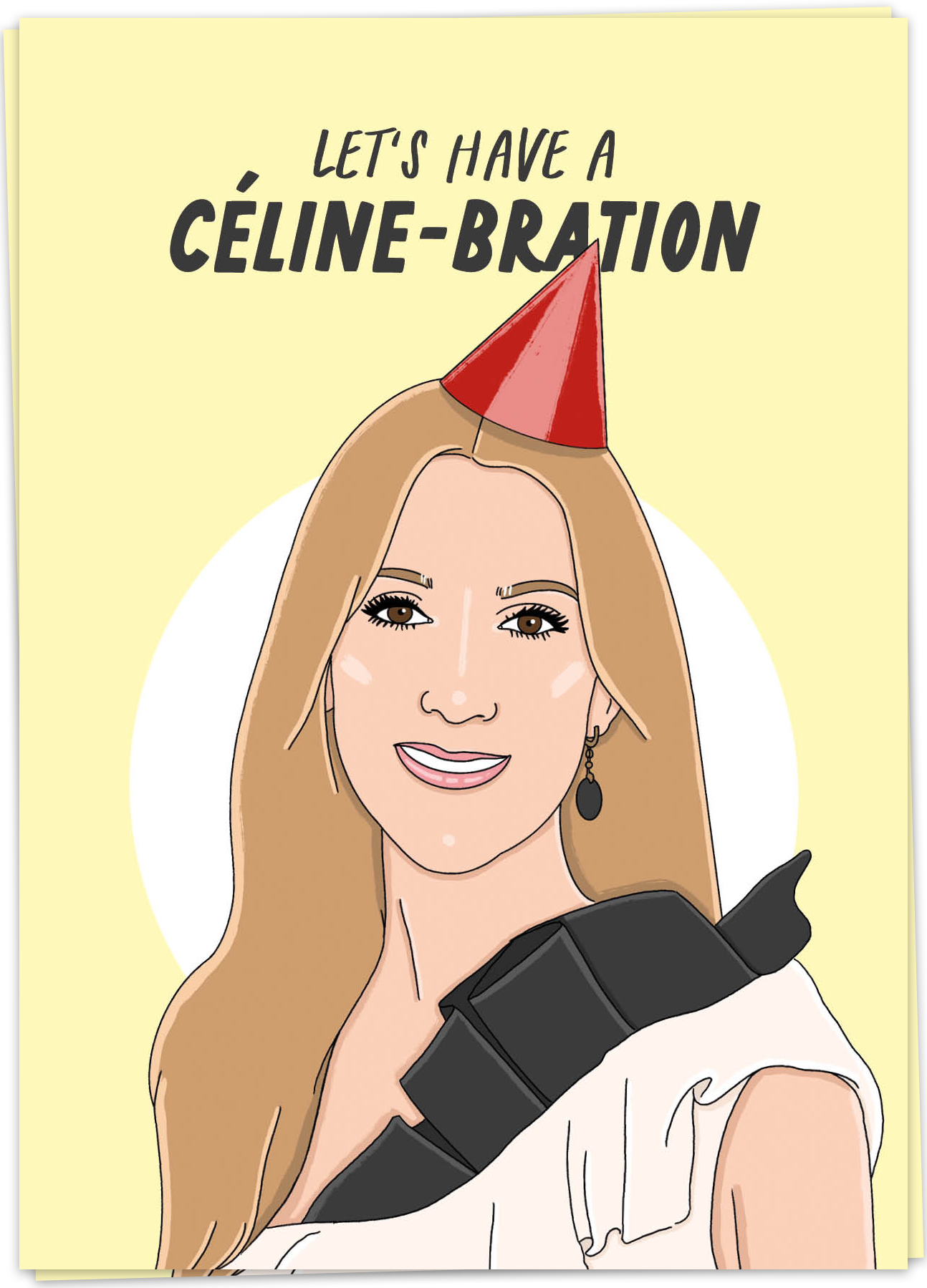KB-SWC116 - kaart blanche wenskaart - celine-bration - single